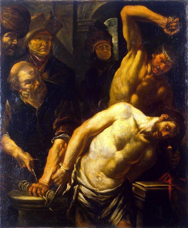 Mocking of Christ by Gioacchino Assereto
