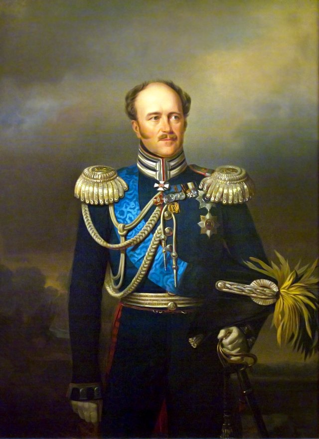 "Portrait of Count Alexander Benkendorff" (copy) by Georg von Bothmann