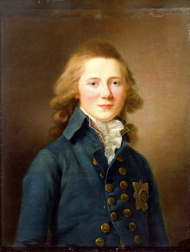 Portrait of Grand Duke Alexander Pavlovich by Jean-Louis Voille