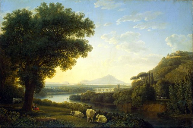 Italian Landscape by Jacob Philipp Hackert