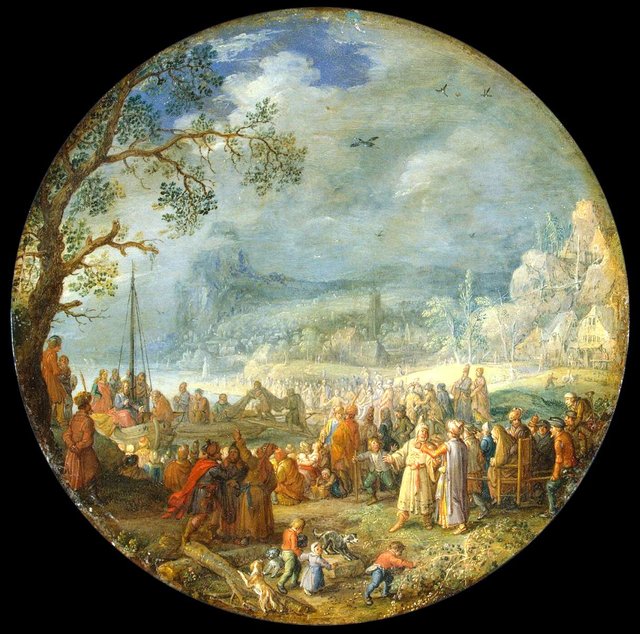 Sermon of Christ at the Genezareth Lake by David Vinckboons