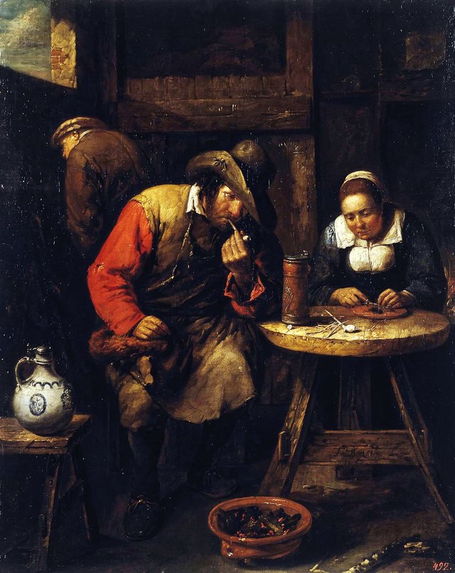 Smoker by Gillis van Tilborgh