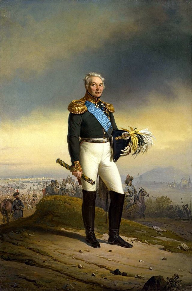 Portrait of Field-Marshal Count Fabian Osten-Sacken by Georg von Bothmann