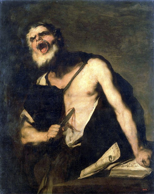 Death of Cato of Utica by Luca Giordano