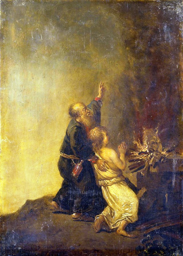 The Sacrifice of Isaac by Christian Wilhelm Ernst Dietrich