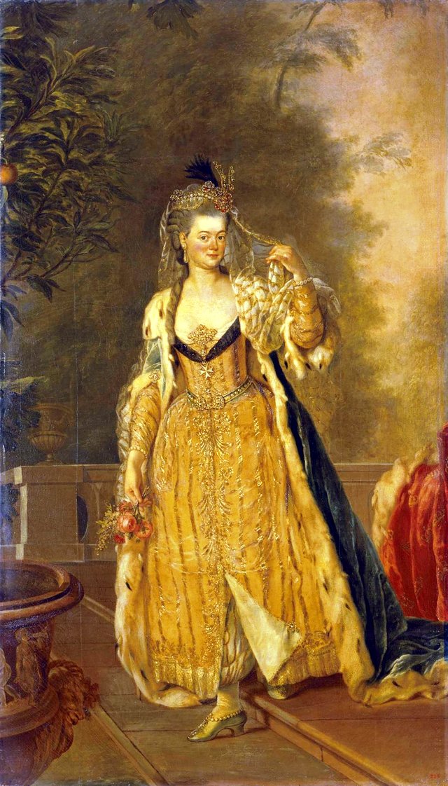 Portrait of Anna Elizabeth Louise Ferdinanda of Prussia by Anna Dorothea Therbusch