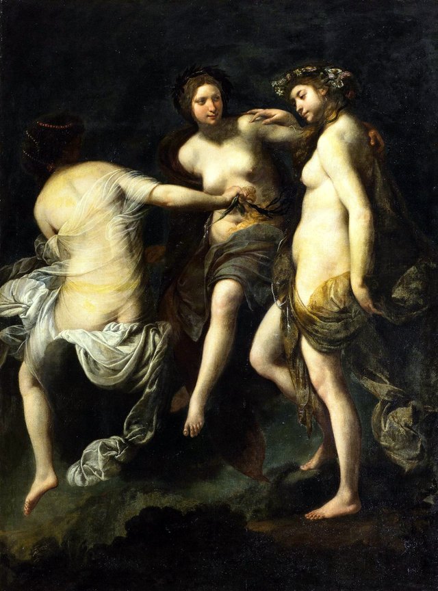 Three Graces by Francesco Furini