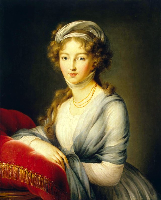 Portrait of Empress Yelizaveta Alekseyevna by Élisabeth Louise Vigée Le Brun