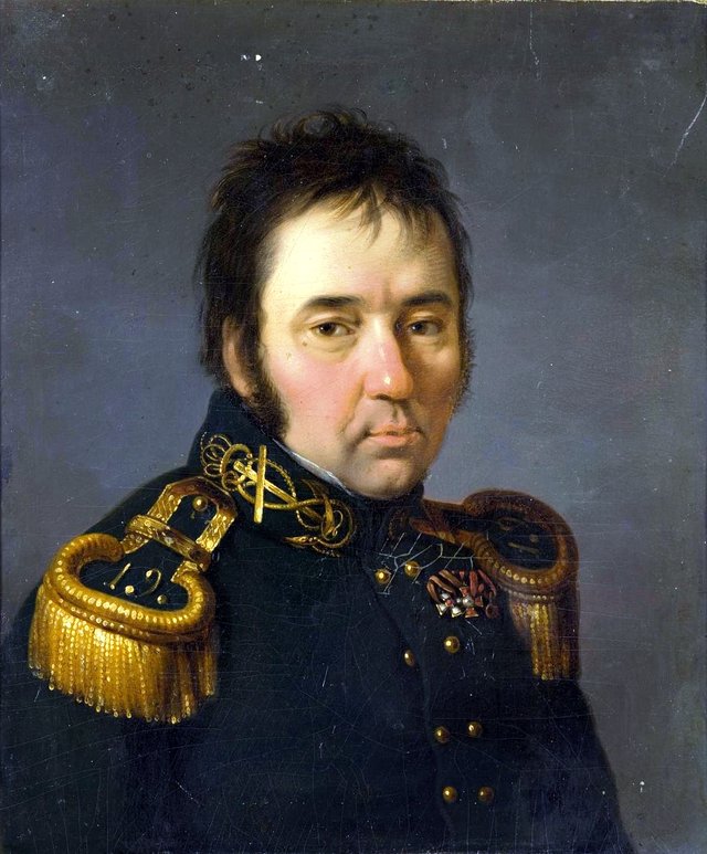 Portrait of Golovnin, Captain I Rank by Orest Kiprensky
