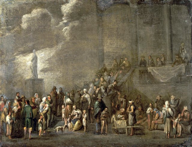 Distribution of Bread by Cornelis de Wael