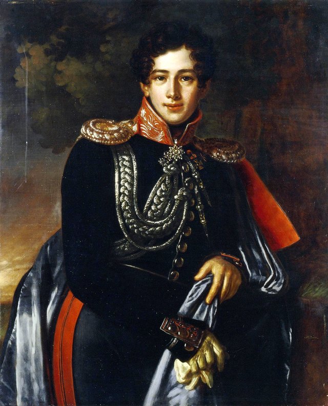 Portrait of Count Nikolai Samoilov by Benoît Charles Mitoire