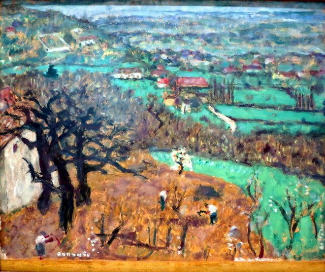 Dauphine Landscape by Pierre Bonnard