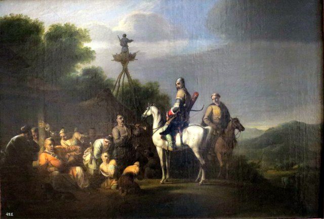 Frontier Guards (Circassian Prince on Horseback Selling Two Boys) by William Allan
