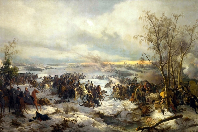 The Battle of Krasny on 5 (17) November 1812 by Peter von Hess