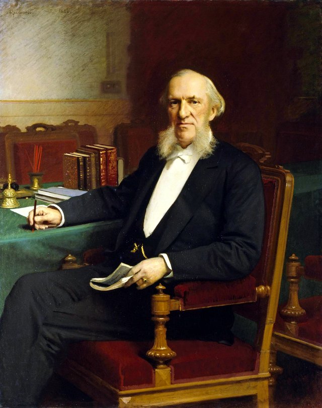 Portrait of the Banker Yevgeny Lamansky by Ivan Kramskoi