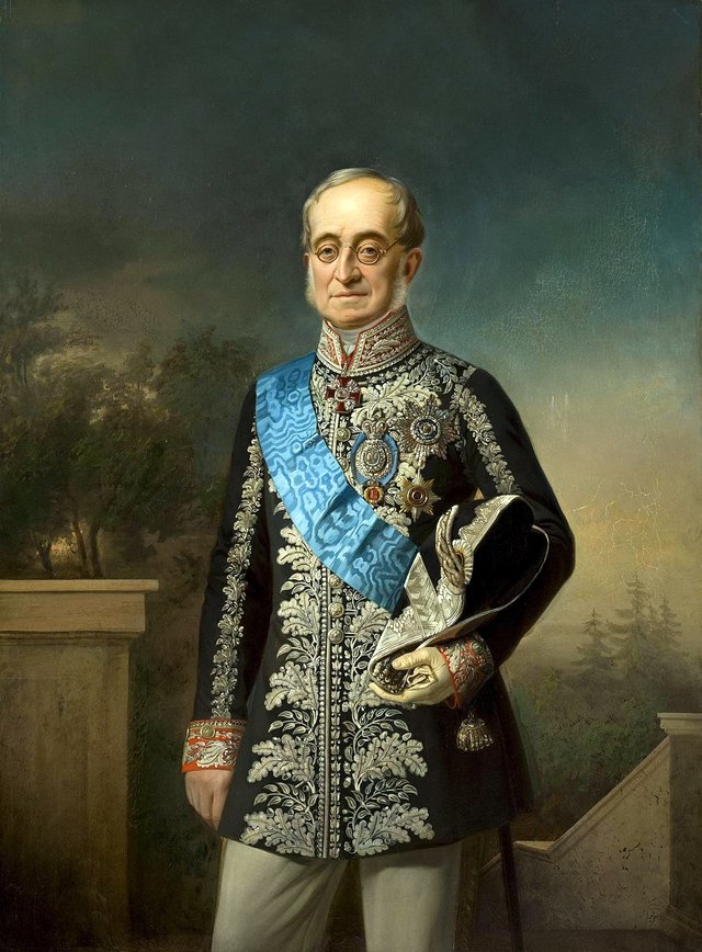 Portrait of Count Karl Nesselrode by Georg von Bothmann