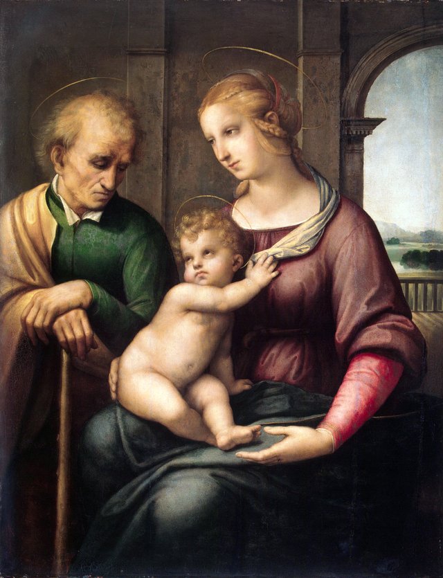 Madonna with Beardless Saint Joseph by Raphael
