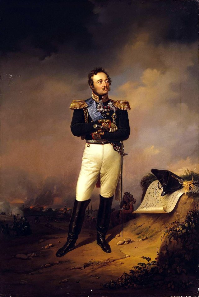 Portrait of Count Ivan Paskevich by Georg von Bothmann