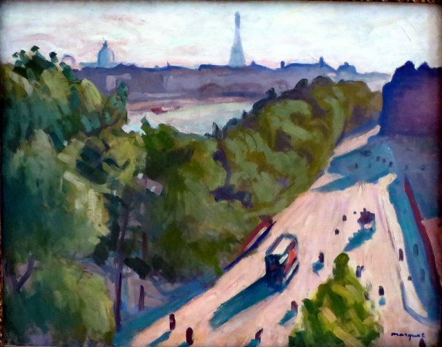 Louvre Embankment, Summer by Albert Marquet