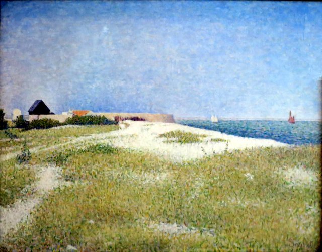 Fort Samson, Grandcamp by Georges Seurat