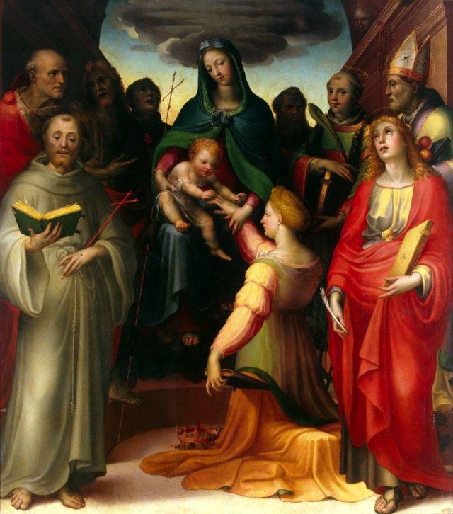 Mystic Marriage of St Catherine by Domenico Beccafumi