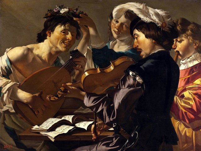 Concert by Dirck van Baburen