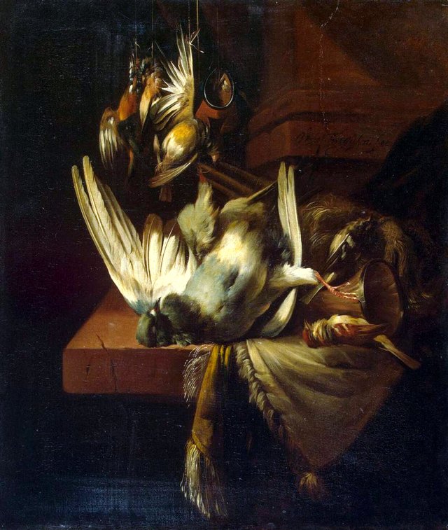 Still Life with Dead Game by William Gouw Ferguson