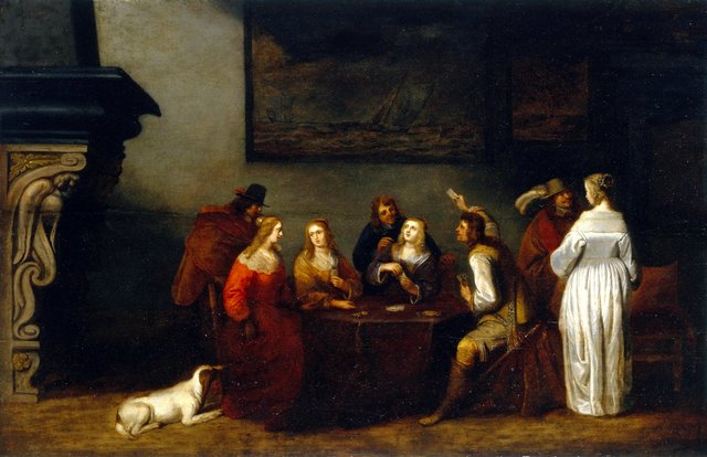 Card Players by Christoffel Jacobsz van der Laemen