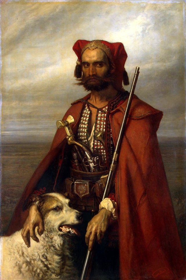 Sentinel the Croat by Louis Gallait