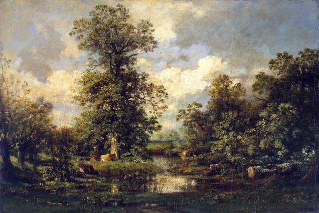 Forest Landscape by Jules Dupré