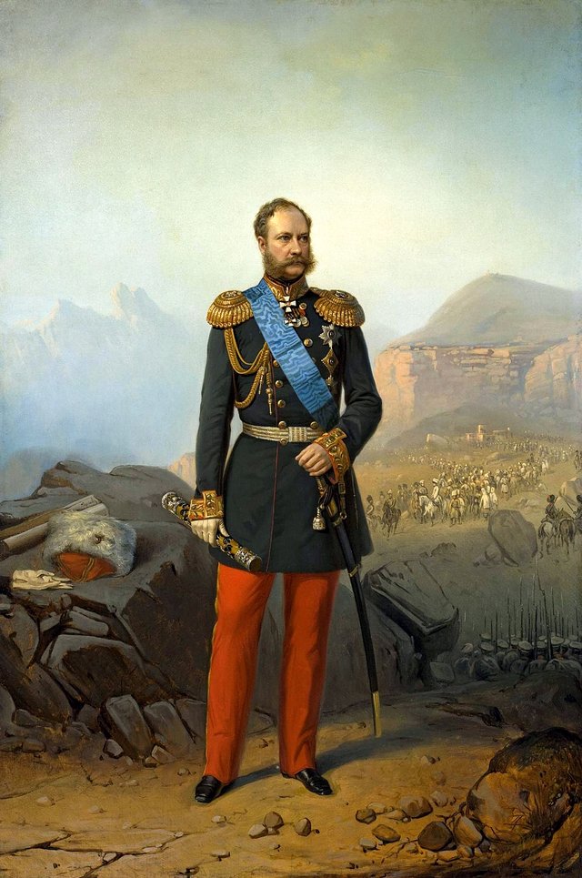 Portrait of Field-Marshal Prince Alexander Baryatinsky by Georg von Bothmann