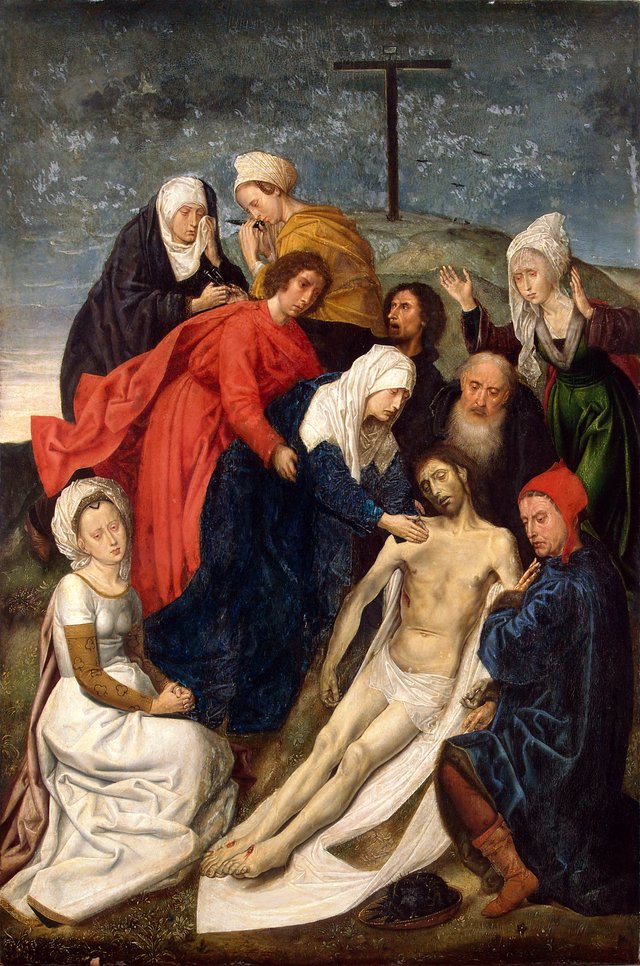 The Lamentation by Hugo van der Goes