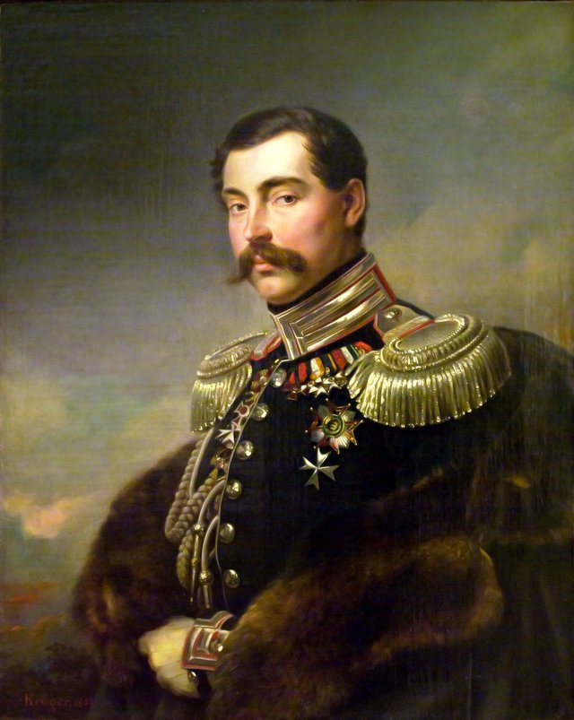 Portrait of Prince Andrei Obolensky by Franz Krüger