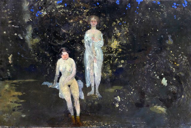 Women Bathing by Konstantin Somov