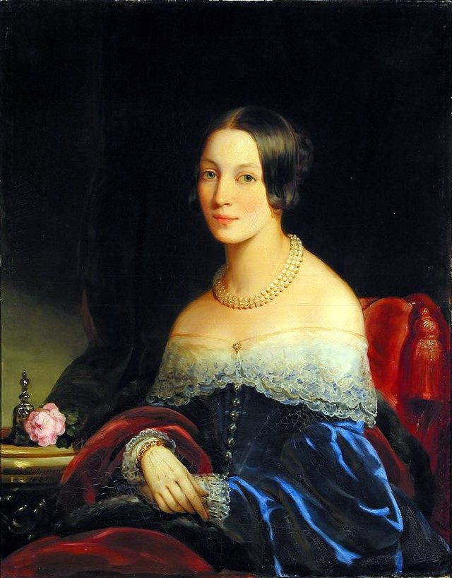 Portrait of Yulia F. Kurakina (1814-1881) by Christina Robertson