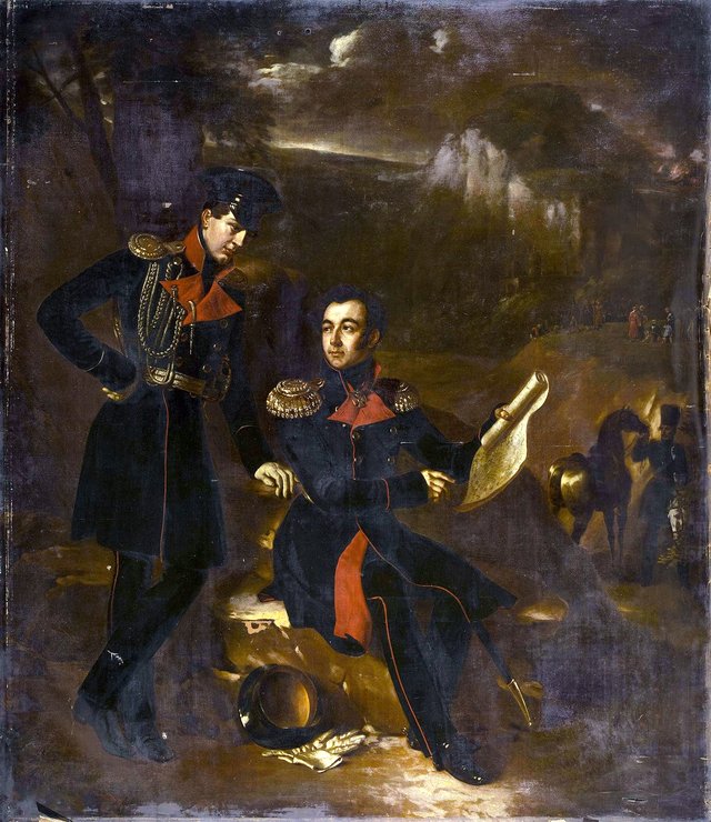 Portrait of the Durnovos by Benoît Charles Mitoire