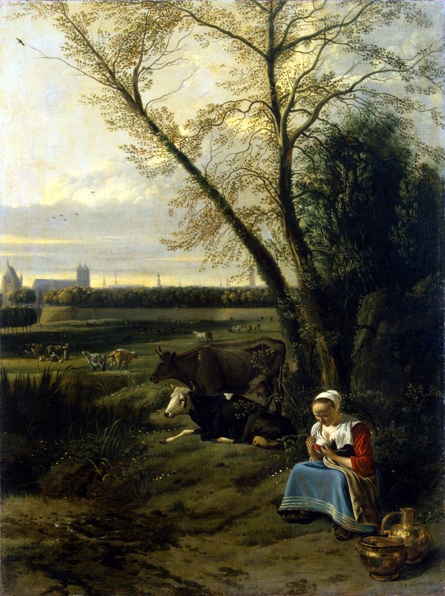 Shepherdess by Johannes Siberechts