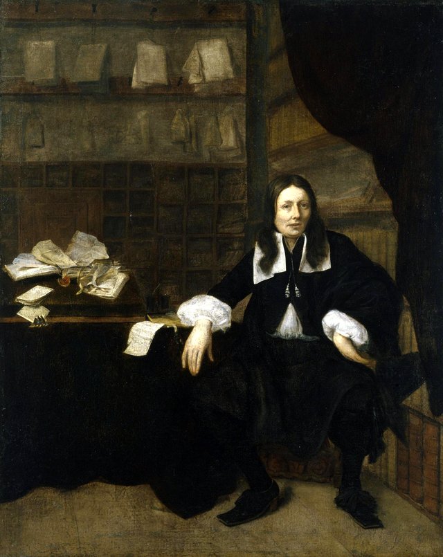 Portrait of a Notary by Michiel van Musscher