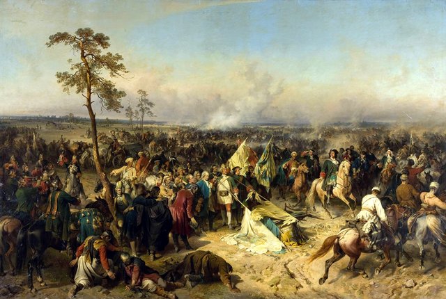 Battle of Poltava by Alexander von Kotzebue