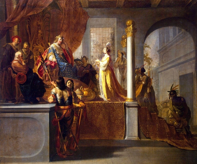 Queen of Sheba before Solomon by Nikolaus Knüpfer