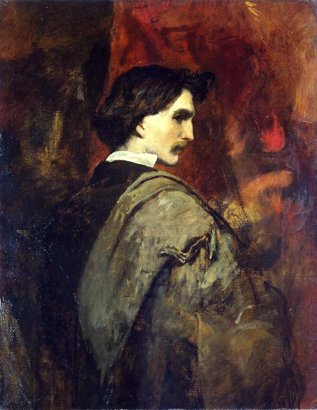 Self-Portrait by Anselm Feuerbach