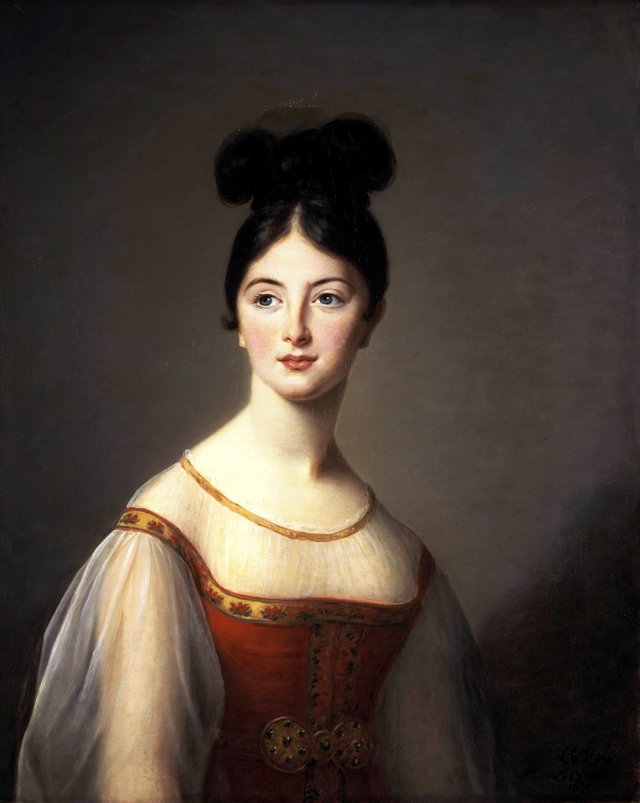 Portrait of Léontine de Rivière by Élisabeth Louise Vigée Le Brun