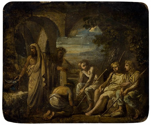 Sketch on the Subject of the Trinity Beneath the Oak of Mambre by Karl Bryullov