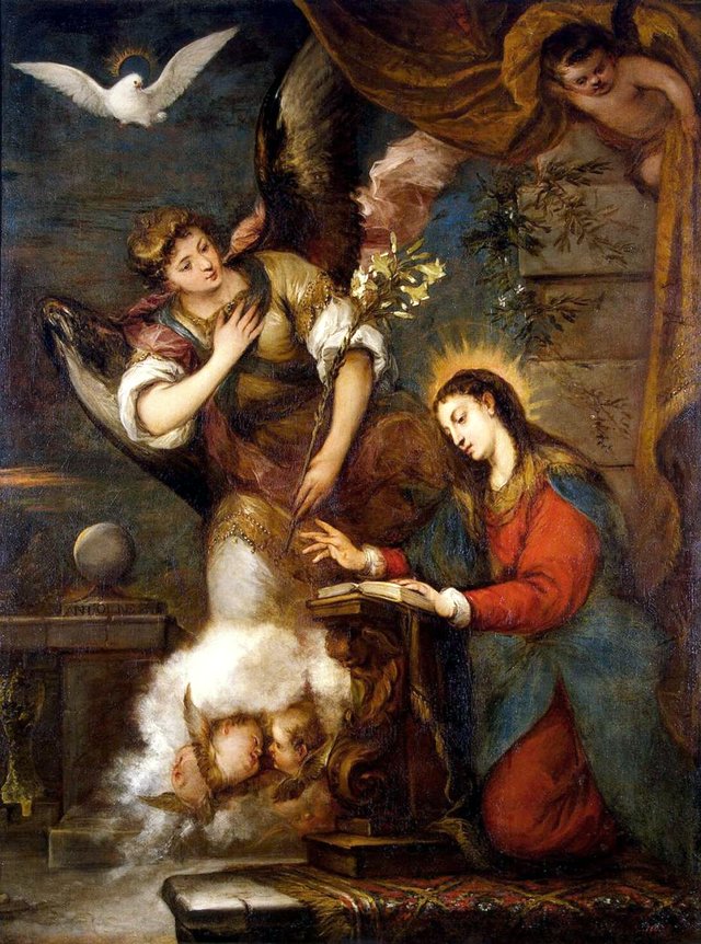 The Annunciation by José Antolínez