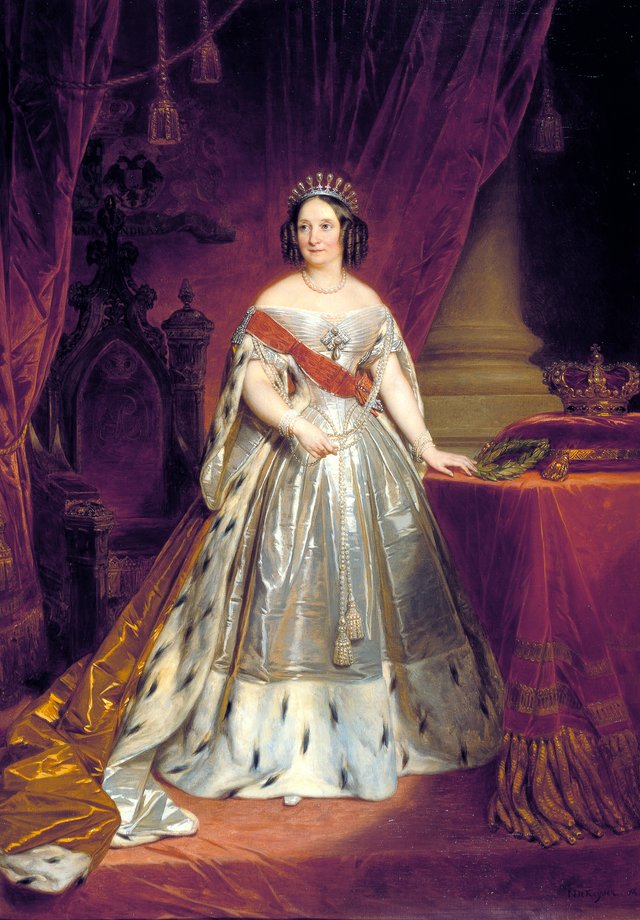 Portrait of Grand Princess Anna Pavlovna by Nicaise de Keyser