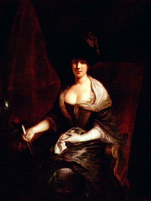 Portrait of Maria Susanna Dinglinger by Antoine Pesne