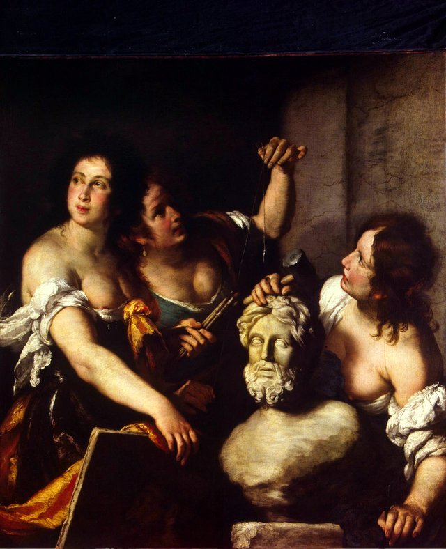 Allegory of the Arts by Bernardo Strozzi
