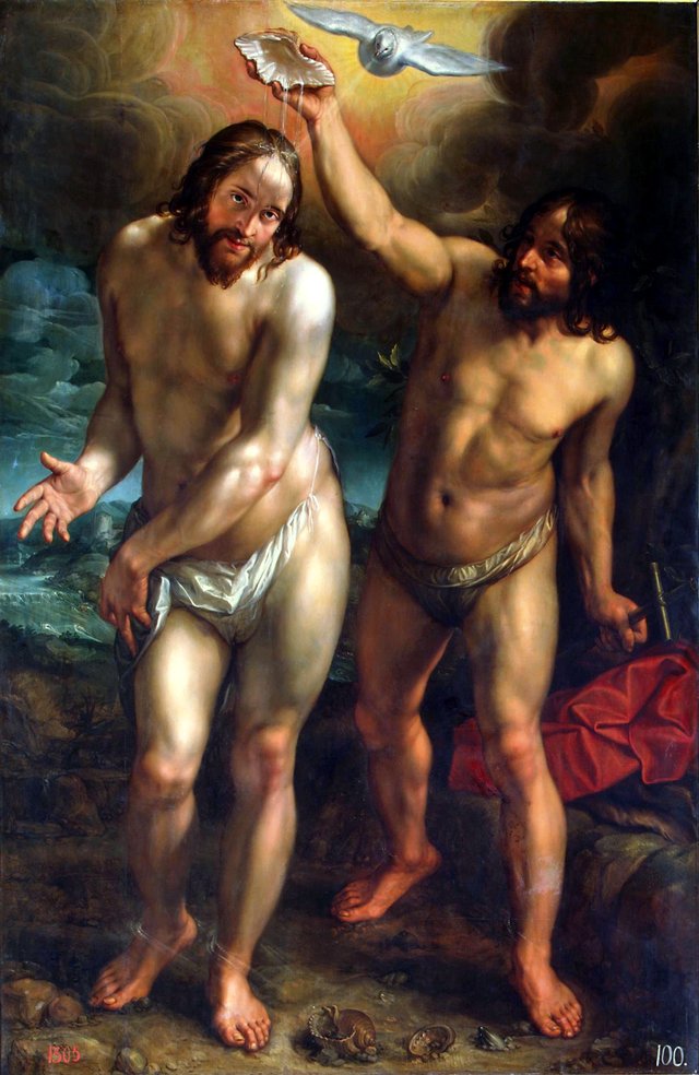 Baptism by Hendrik Goltzius