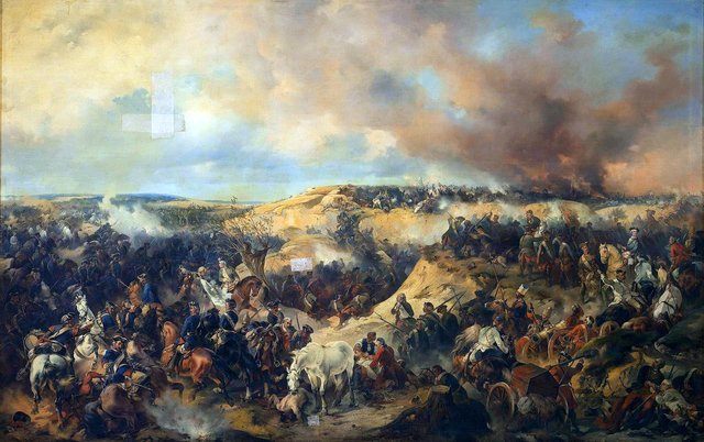 Battle of Kunersdorf on 1 August 1759 by Alexander von Kotzebue