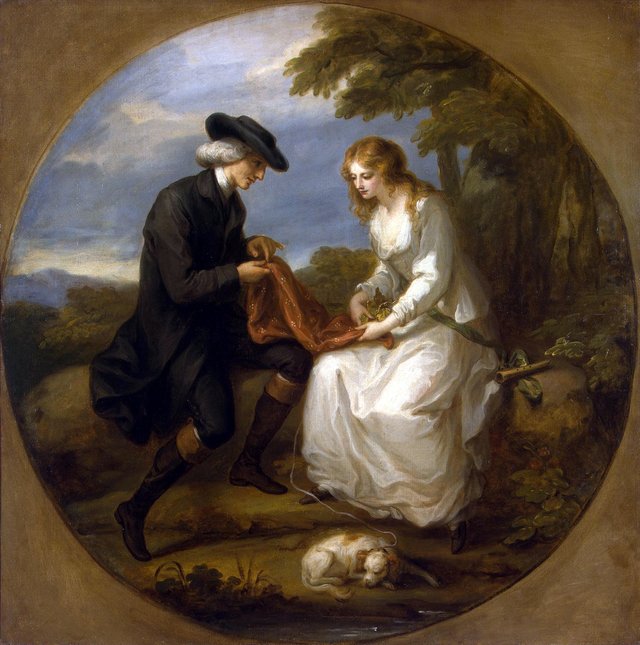 Insane Maria by Angelica Kauffmann